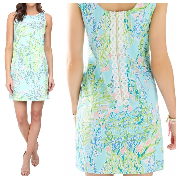Lilly Pulitzer Sky Blue Heaven Cathy Shift Dress - Picture 1 of 8
